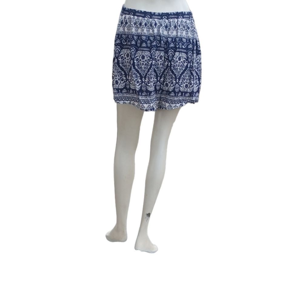 657834...Mudd Floral & Paisley Print Pull-On Shorts Size L