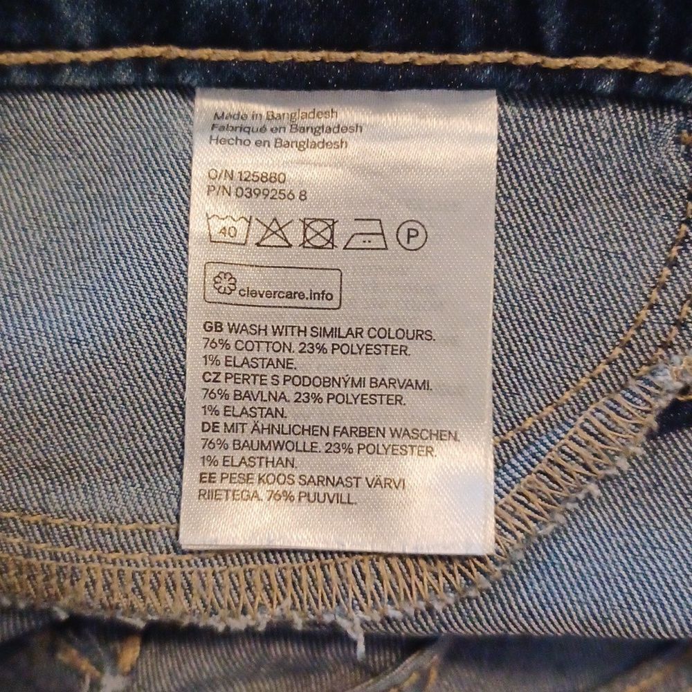 659741...& Denim Skinny Jeans Size 26, W26" 27"Inseam 9"Rise