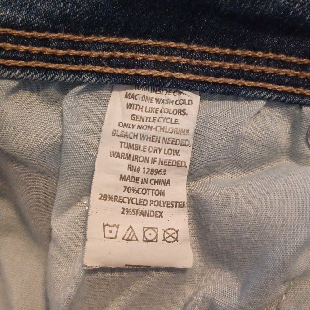 661641....Indigo Skinny Jeans Size 5, w26 L27
