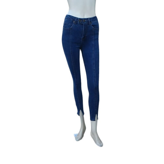 7005832.....TIANFURUI Skinny Jeans Size 2, W23" 24 1/2"Inseam 8 1/2"Rise