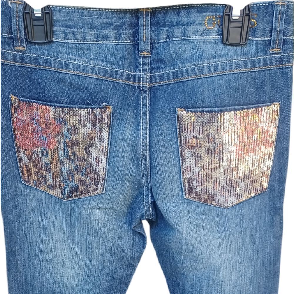 4113....Girls Guess Jeans Skinny Leg Jeans Size 10, W24, "25"Inseam 7"Rise