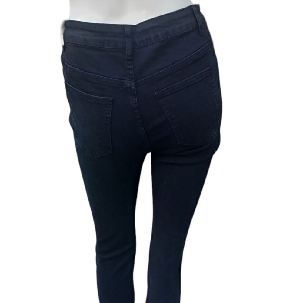 661241....Dazy Black Crop Skinny Jeans Size L