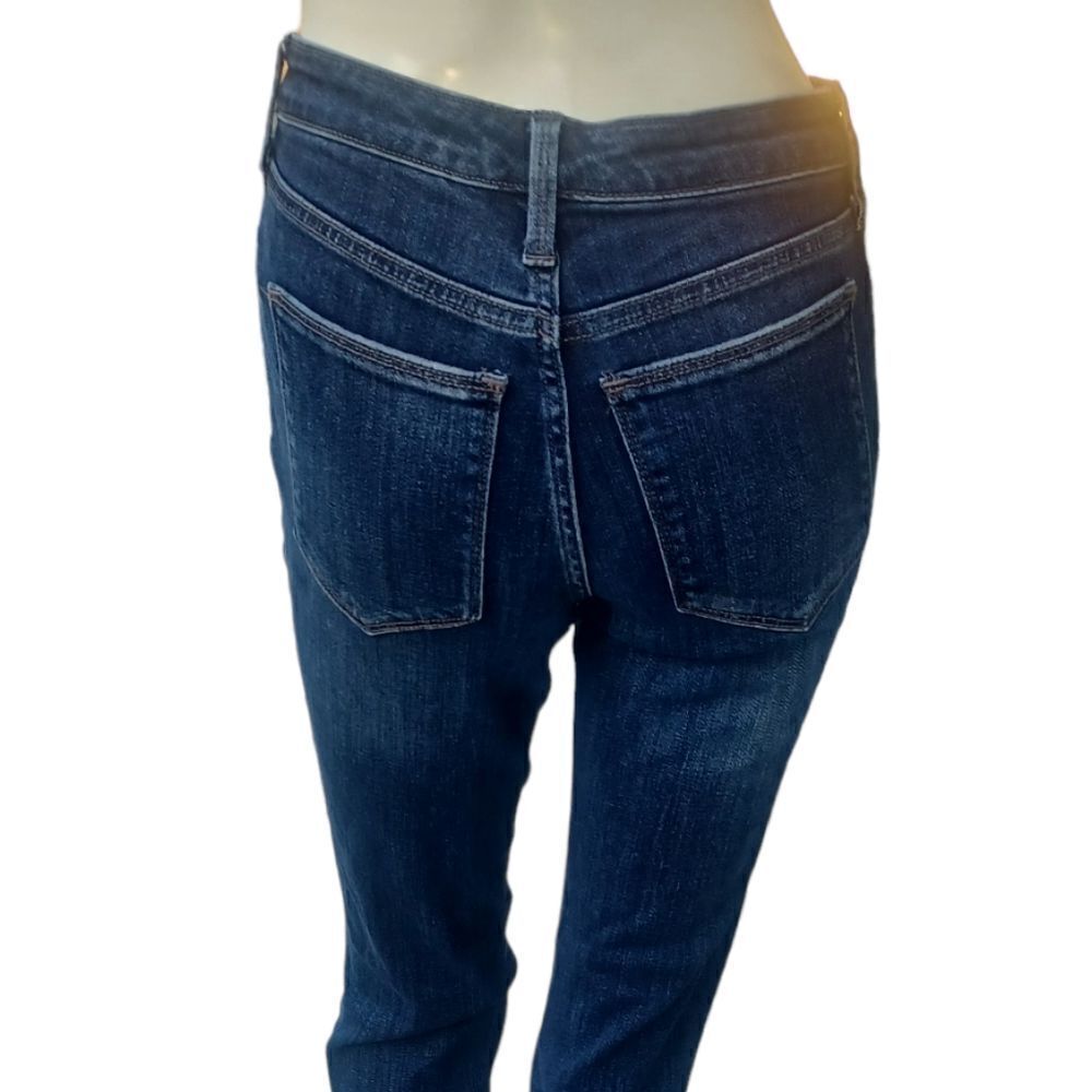 669343...Universal Thread High Rise Straight Crop Jeans Size 0/25, 8" Rise