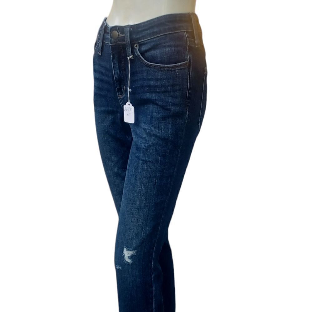 669343...Universal Thread High Rise Straight Crop Jeans Size 0/25, 8" Rise