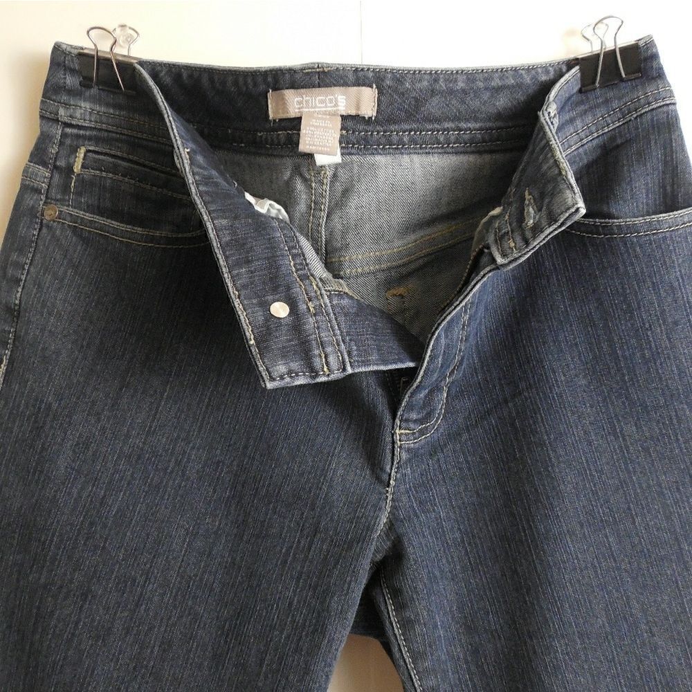 109316.....Girl's Chico's Crop Jeans Size 5