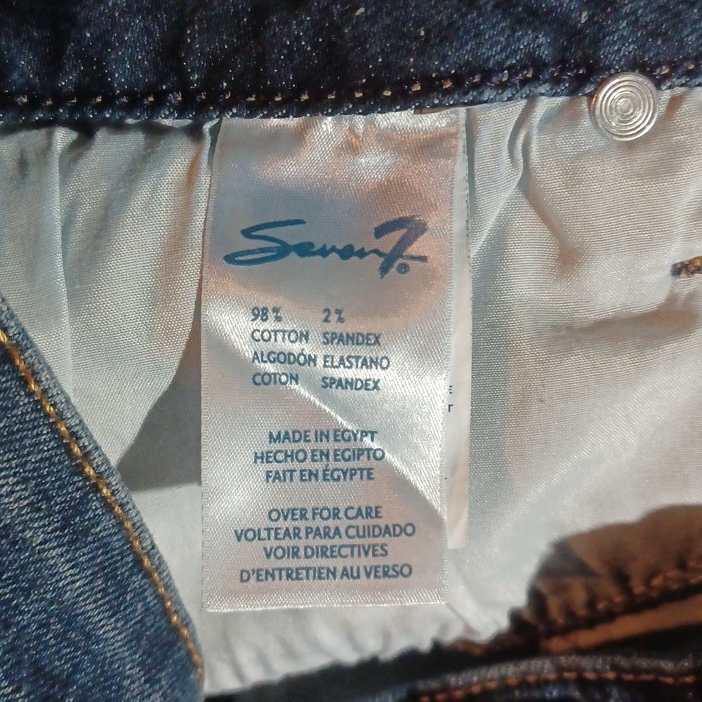 680420....Seven7 Skinny Jeans Size 8, W28" 28"Inseam 10"Rise