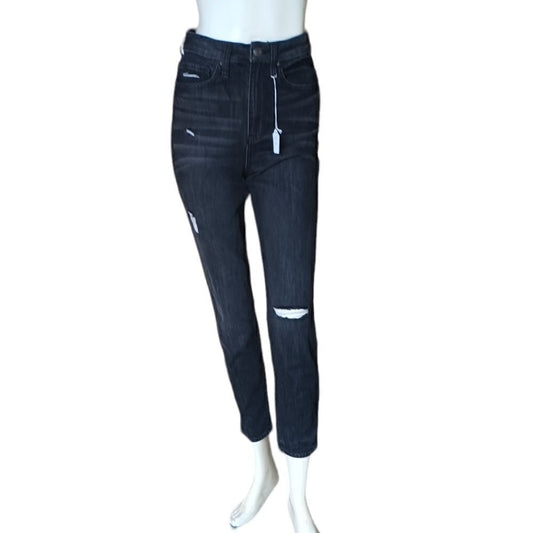 663142....RSQ Black Skinny Jeans Size 26, W24" 26"Inseam  10"Rise