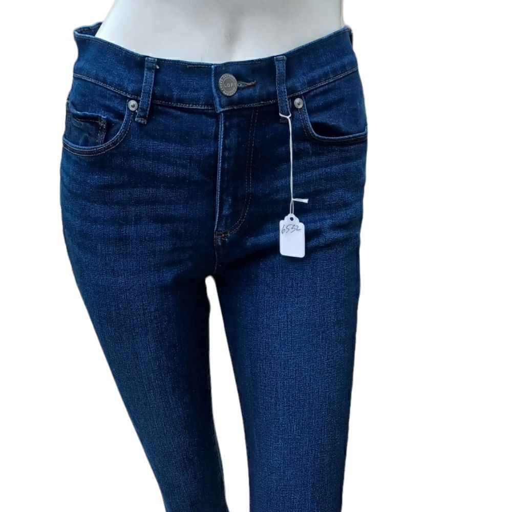 653246...Loft Outlet Skinny Jeans Size 2, 26" Waist 27" Inseam 9" Rise