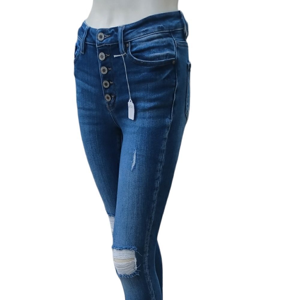 652134...Kancan Skinny Jeans Size 3/25, 27"Inseam 9"Rise