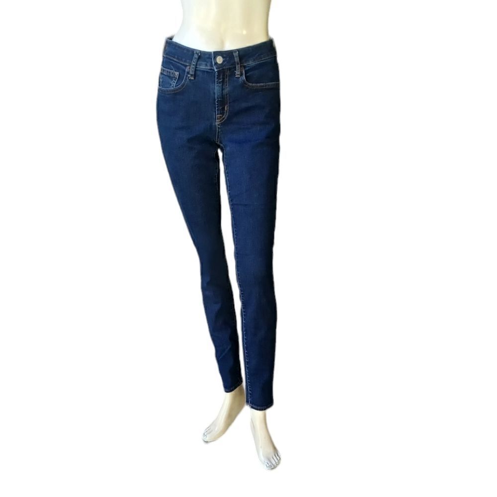 69564..Gap Curvy True Skinny Jeans Size 4/27Long, 8" Rise