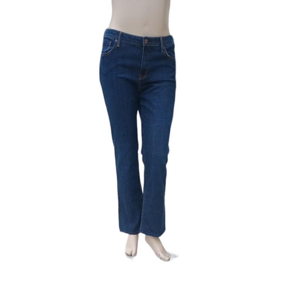 10211...Gap Wide leg Jeans Size 14R, 34" Waist 10" Rise 30" Inseam