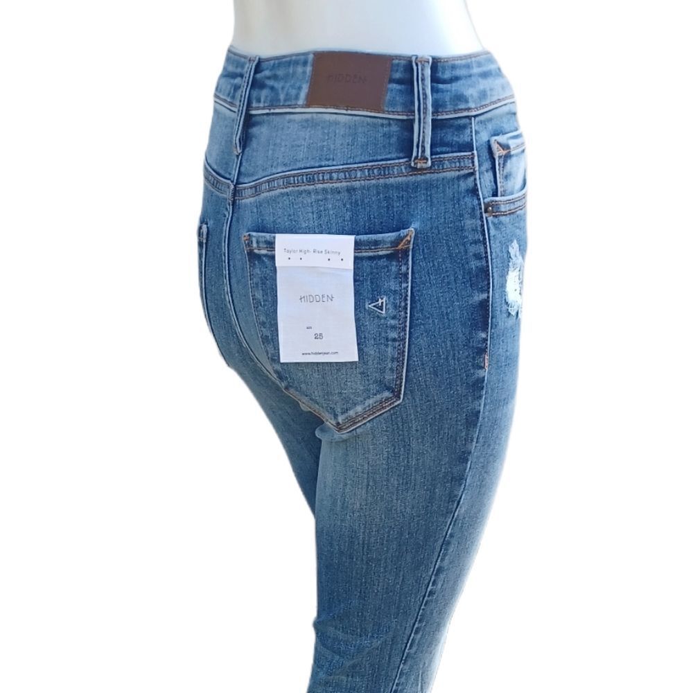 574511....Taylor High Rise Hem Skinny