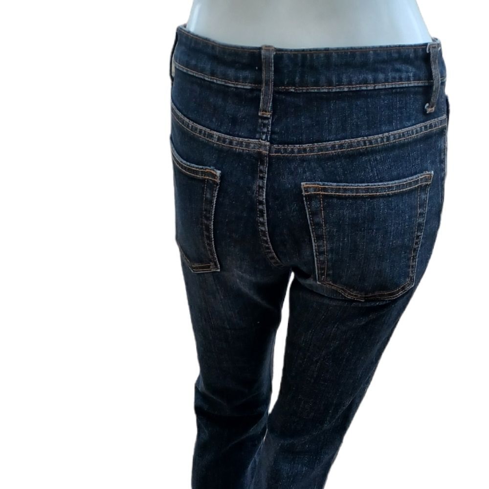 416110...Gap Bootcut Black Jeans Size 4R, 26" Waist 28" Inseam 8" Rise