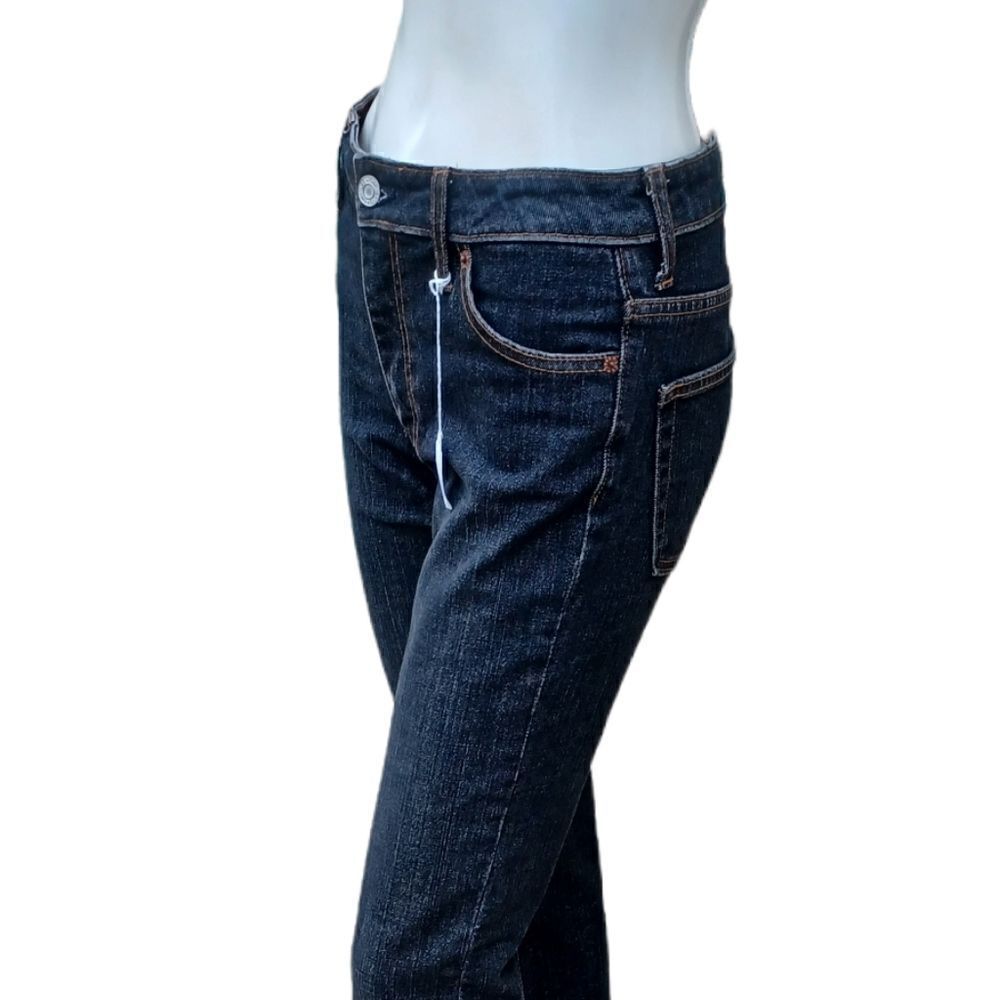 416110...Gap Bootcut Black Jeans Size 4R, 26" Waist 28" Inseam 8" Rise
