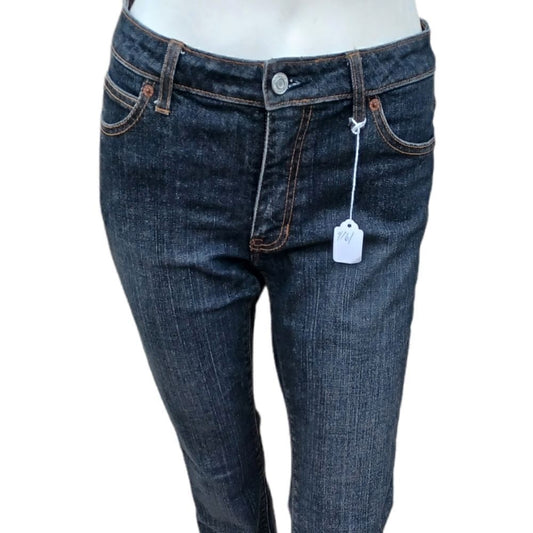 416110...Gap Bootcut Black Jeans Size 4R, 26" Waist 28" Inseam 8" Rise