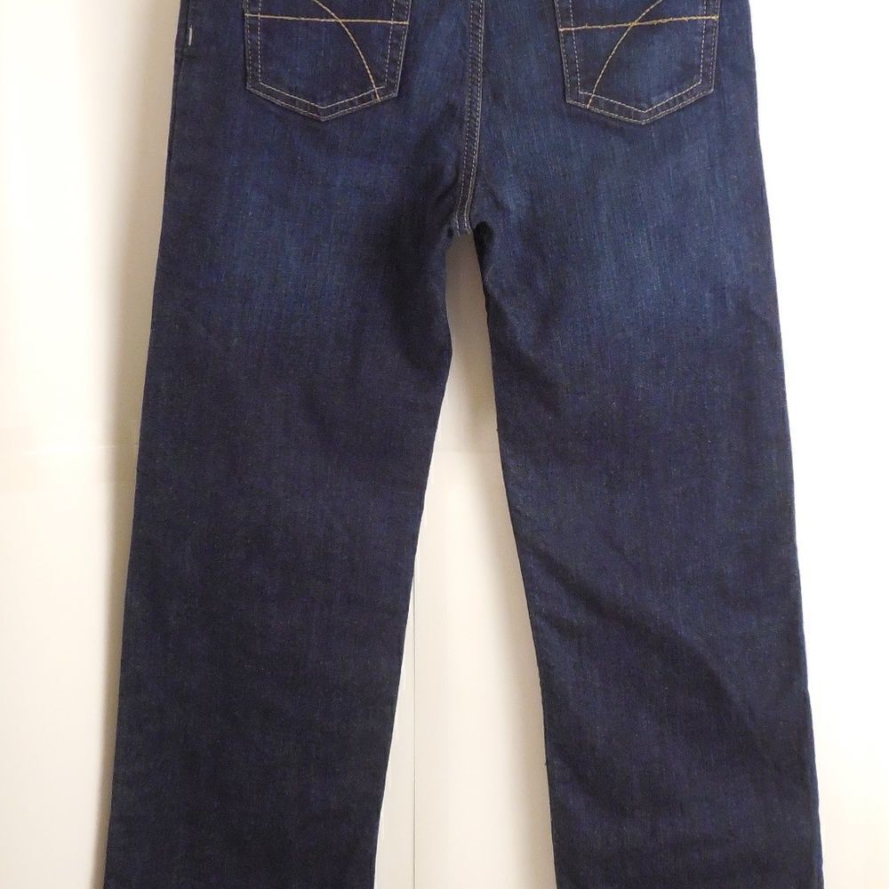 446648........L.L. Bean Double Bootcut Jeans Size 16Jr. Quilted interior
