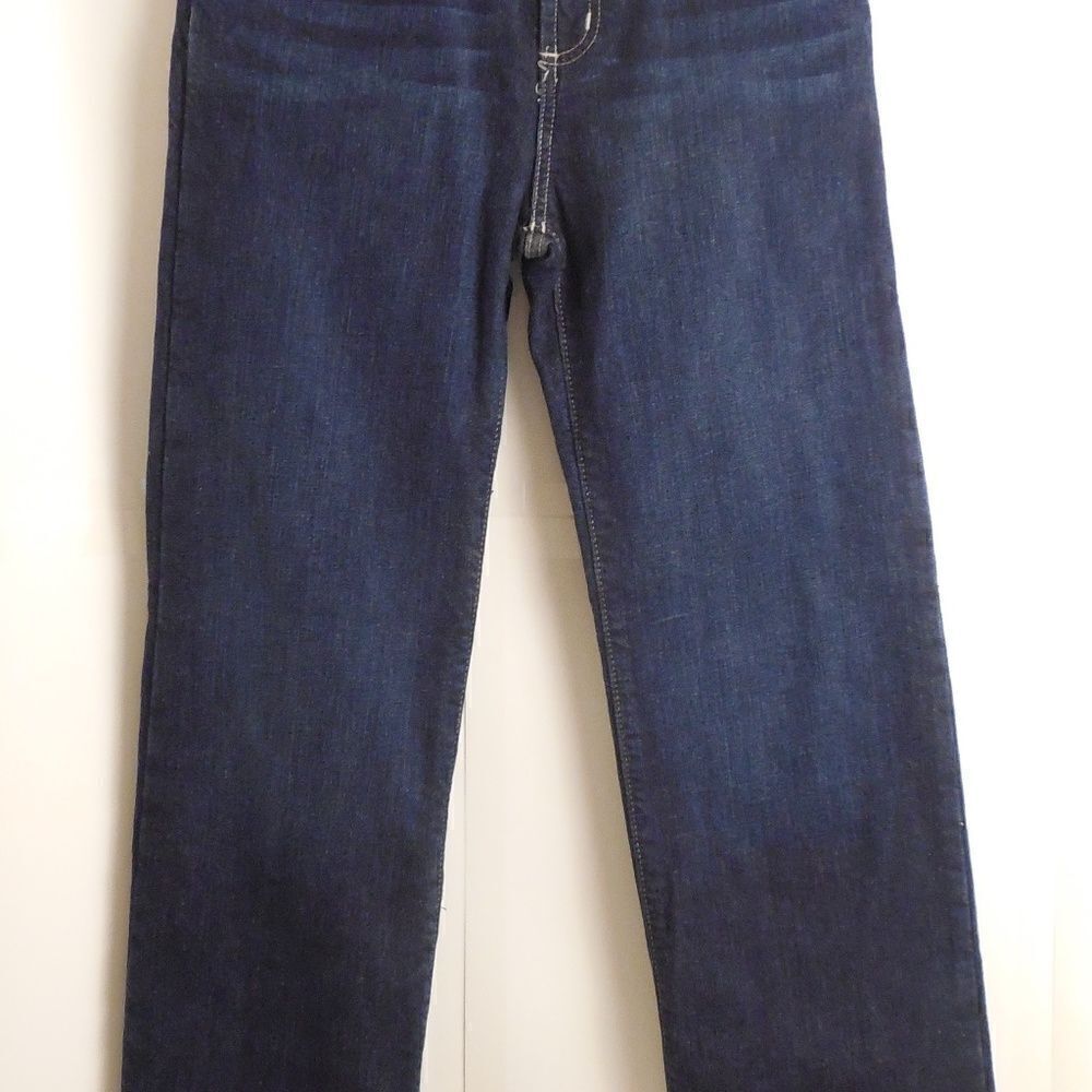 446648........L.L. Bean Double Bootcut Jeans Size 16Jr. Quilted interior