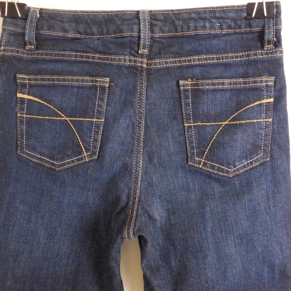 446648........L.L. Bean Double Bootcut Jeans Size 16Jr. Quilted interior