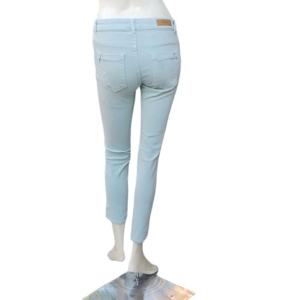 662642....Zara Core Denim Ankle Crop Jeans Size 6, W26" 26"Inseam 7"Rise
