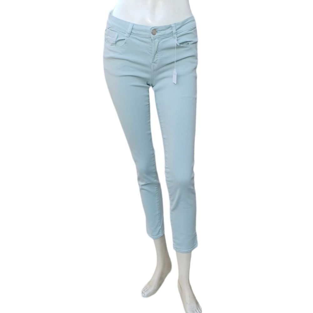 662642....Zara Core Denim Ankle Crop Jeans Size 6, W26" 26"Inseam 7"Rise