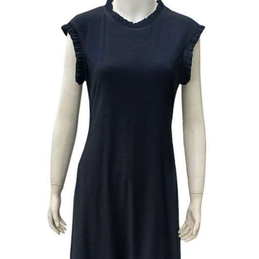 4178....Nicole Miller Black Sleeveless Top Size Medium