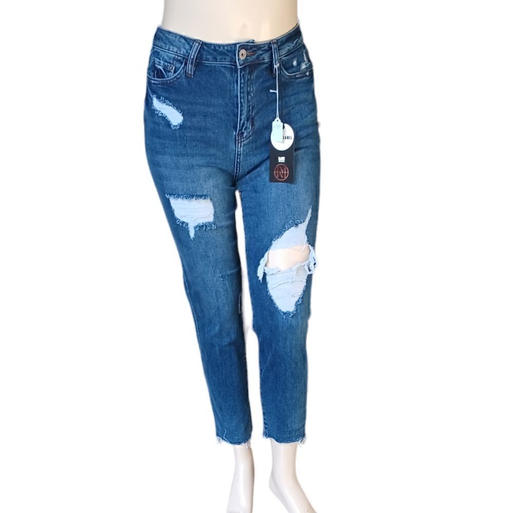 674321....l&M Black Label Margaret High Rise Mom Jeans Size 7