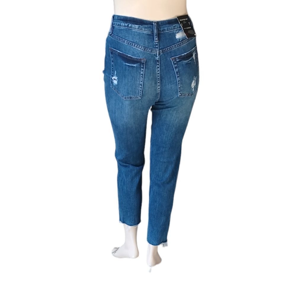 674321....l&M Black Label Margaret High Rise Mom Jeans Size 7