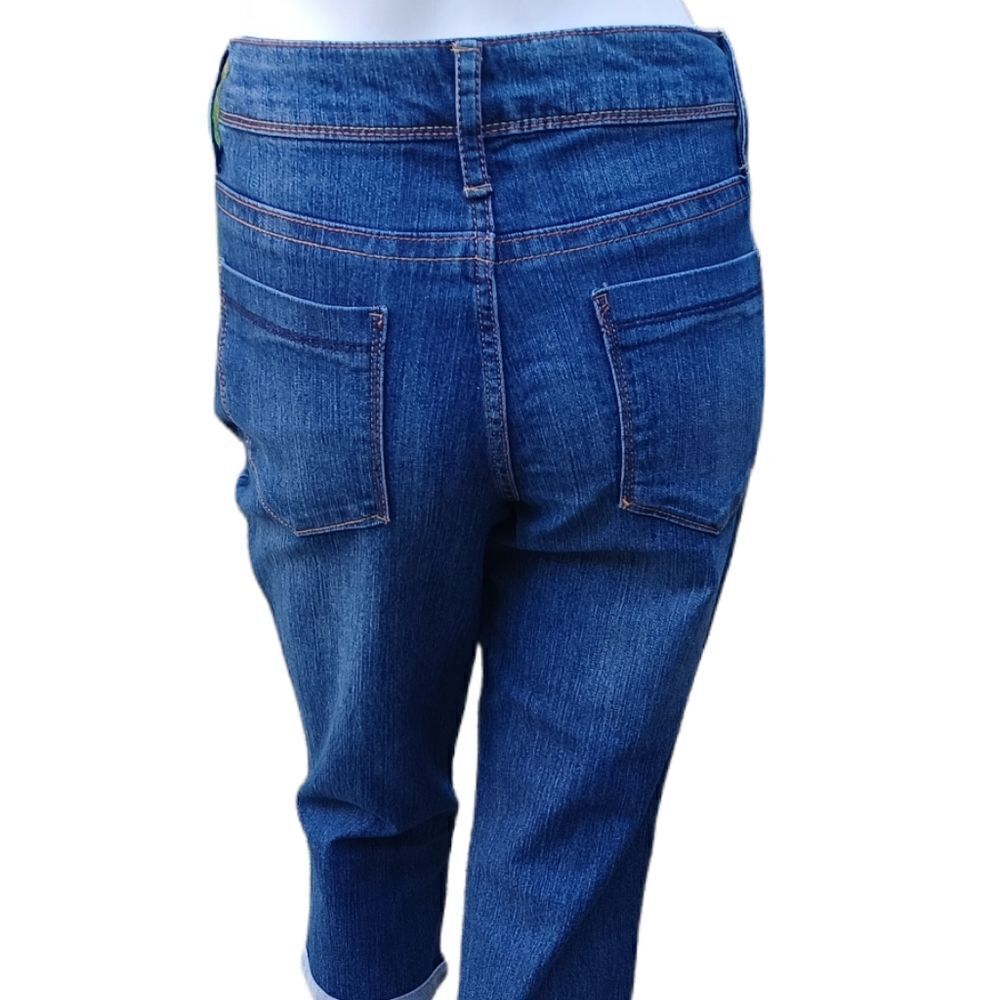 43628...Faded Glory Crop Jeans Size 10