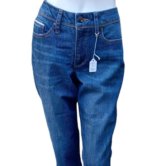 43628...Faded Glory Crop Jeans Size 10