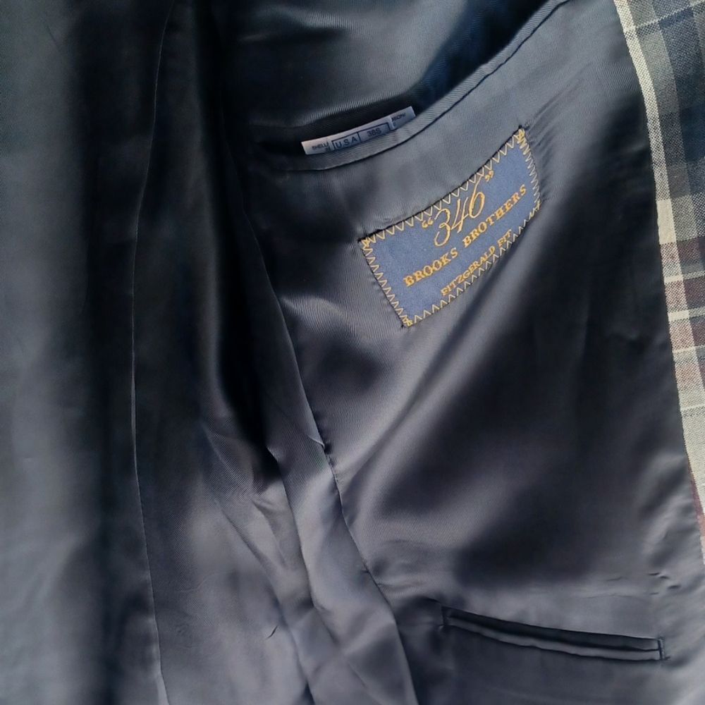 346 Brooks Brothers Fitzgerald Fit Jacket 38S