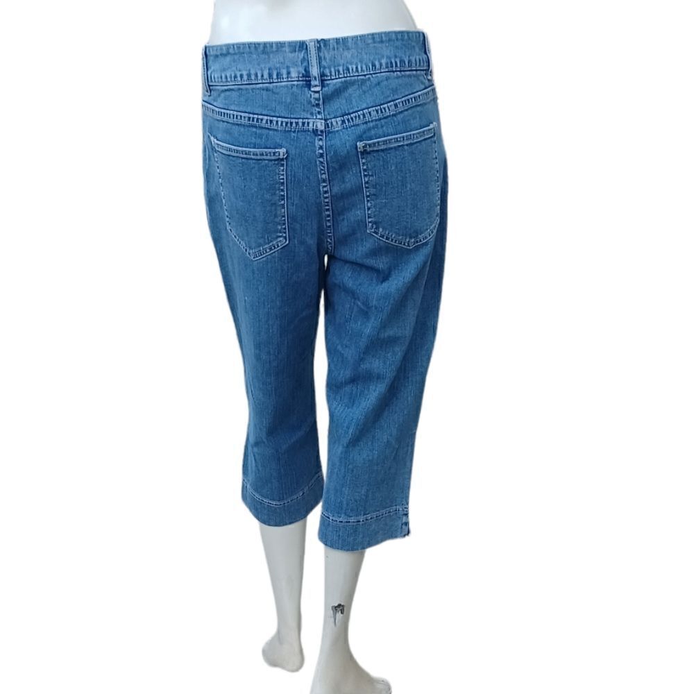 50289...Liz&Co Stretch Crop Jeans Size 6