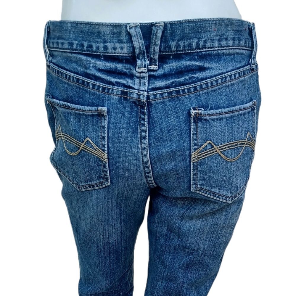 50377...Preowned Mossimo Supply Co Bootcut Jeans Size 7, W28" 27"Inseam  8"Rise