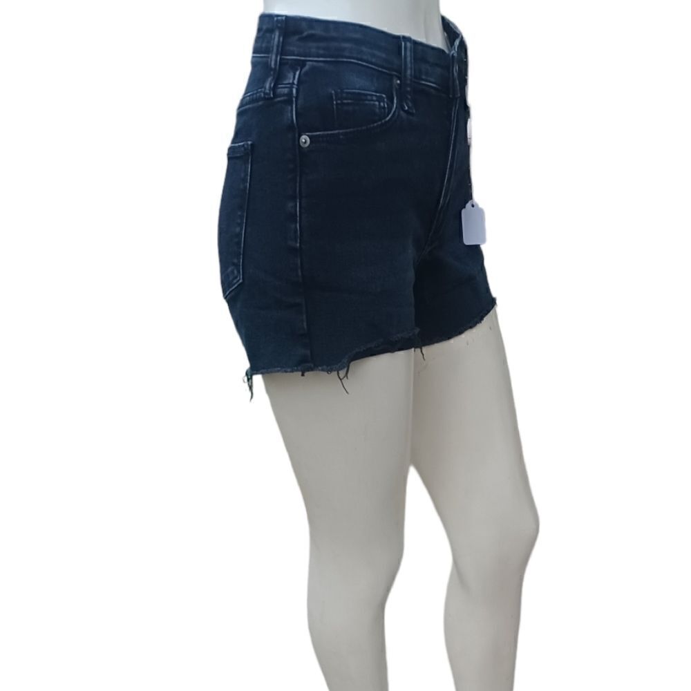 663942...Universal Thread Black Jean Shorts Size 0/25R, 3" Inseam 9" Rise