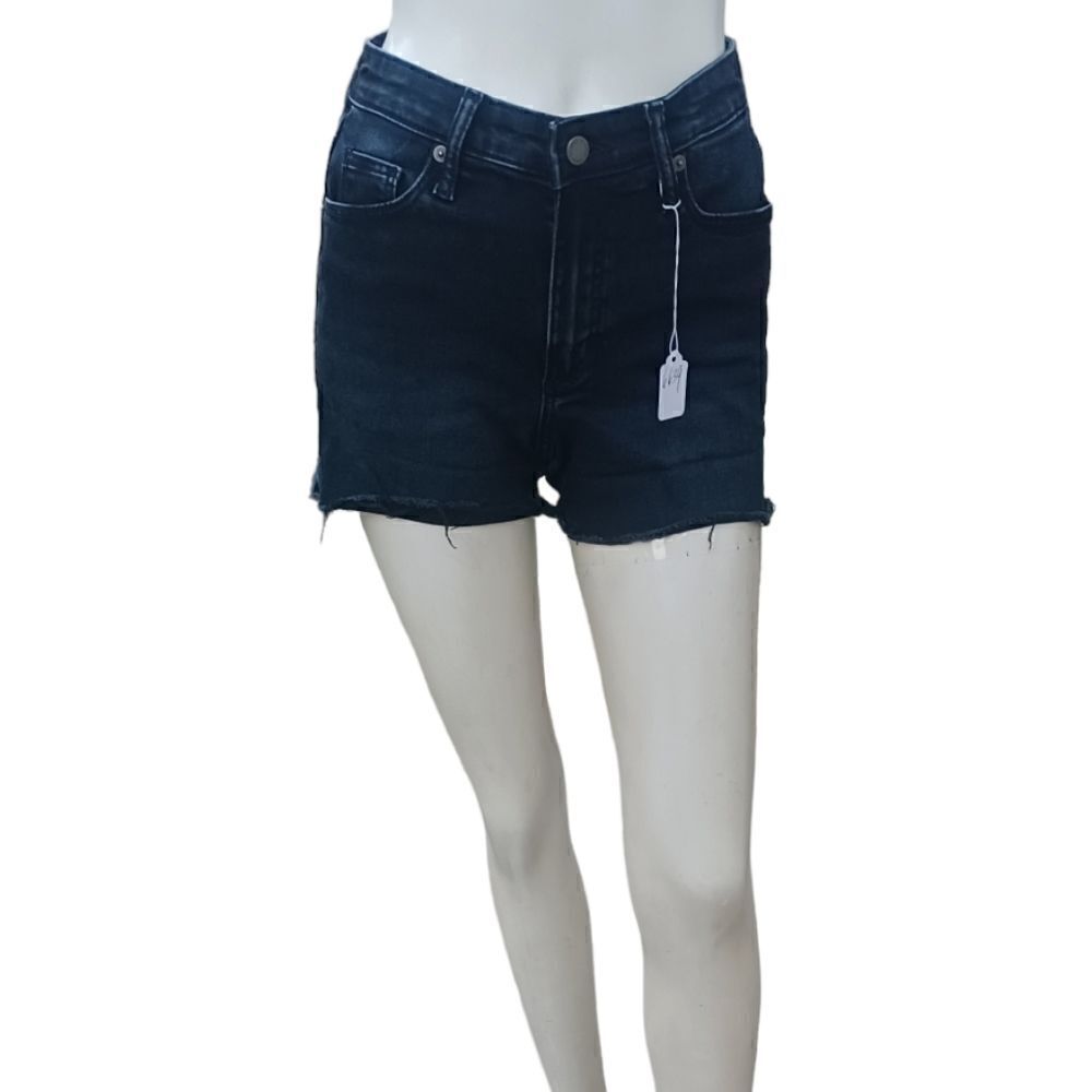 663942...Universal Thread Black Jean Shorts Size 0/25R, 3" Inseam 9" Rise