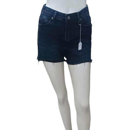 663942...Universal Thread Black Jean Shorts Size 0/25R, 3" Inseam 9" Rise
