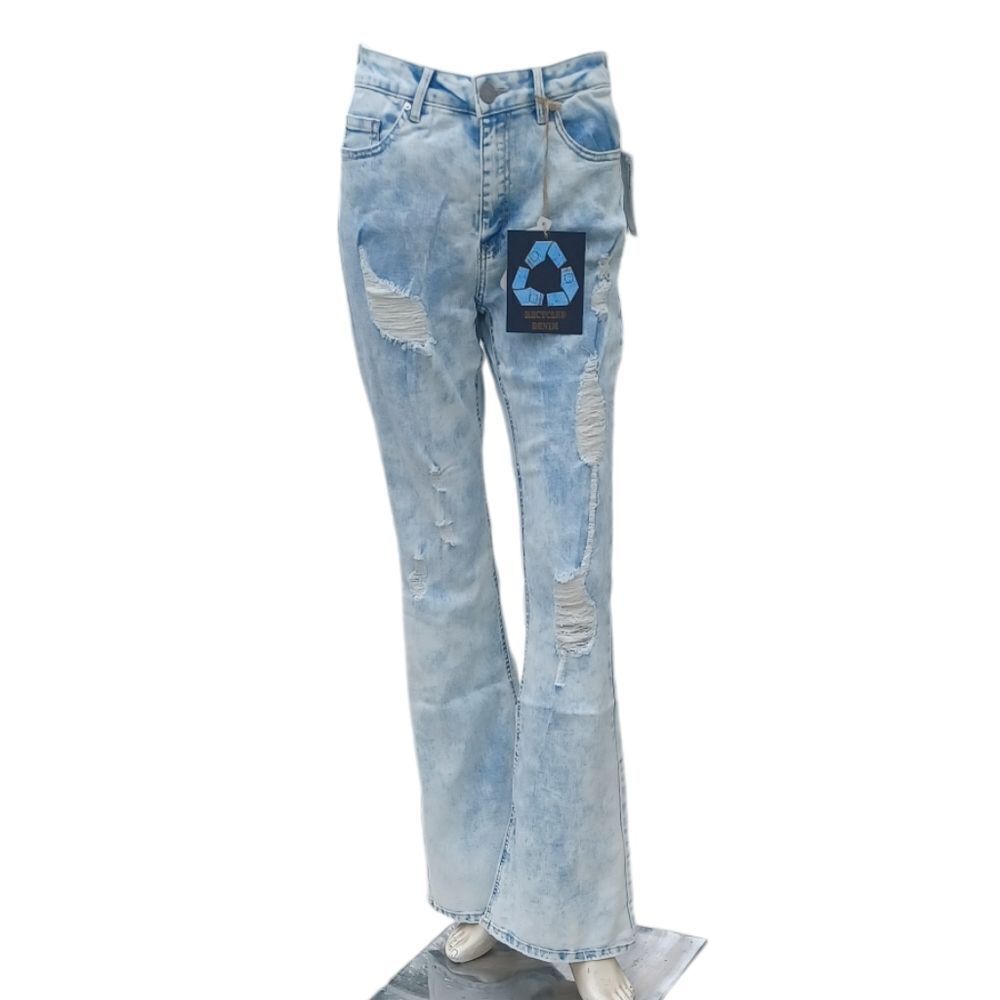 416336....Indigo Rein Curvy Flare Jeans Size 7