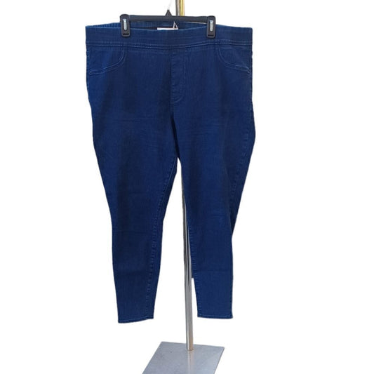 69594.....Old Navy Skinny Mid-Rise Pull-On Jeans Size 20, W40" 27"Inseam 12"Rise