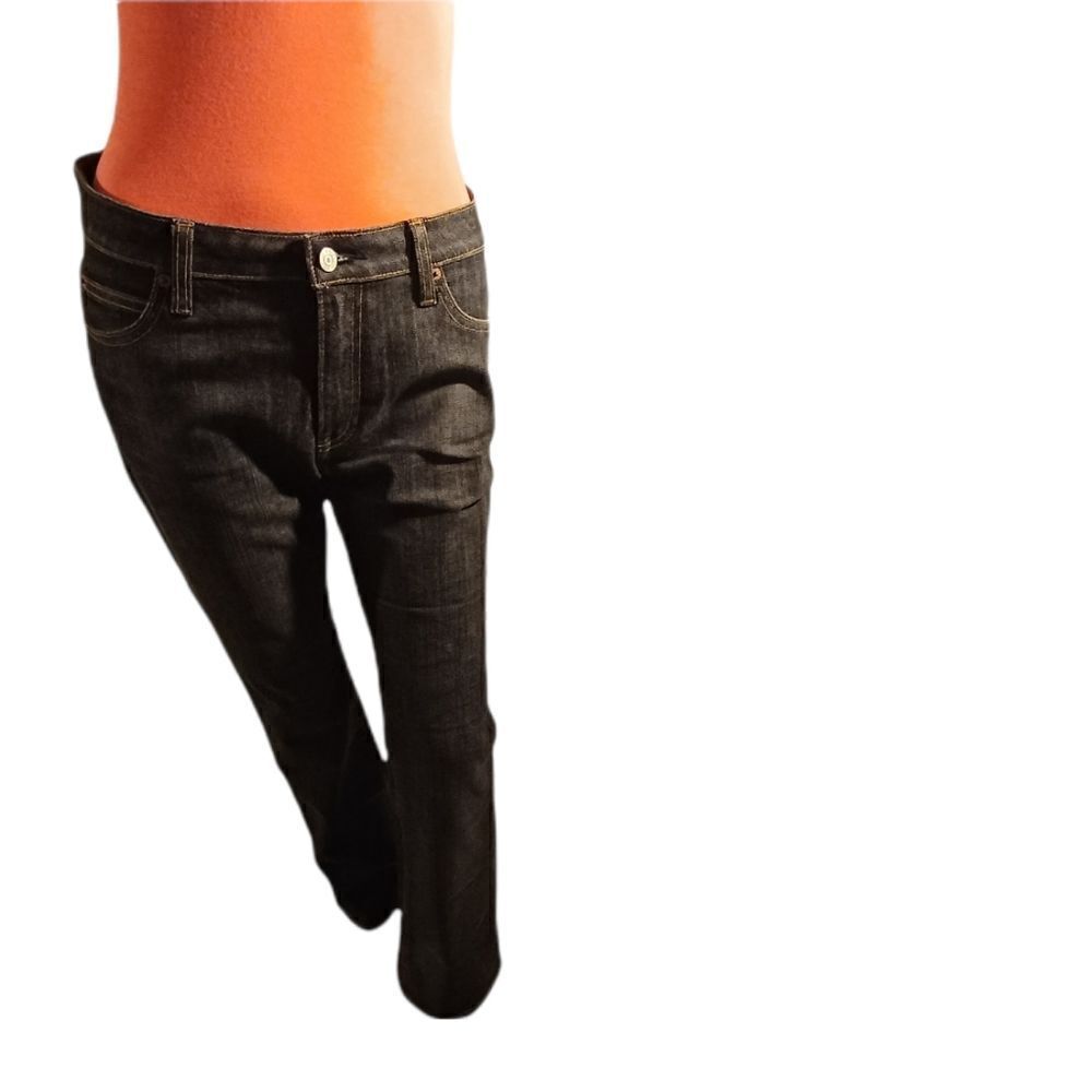 448910...Gap Black Bootcut Jeans Size 4XL, 8" Rise 30" Inseam