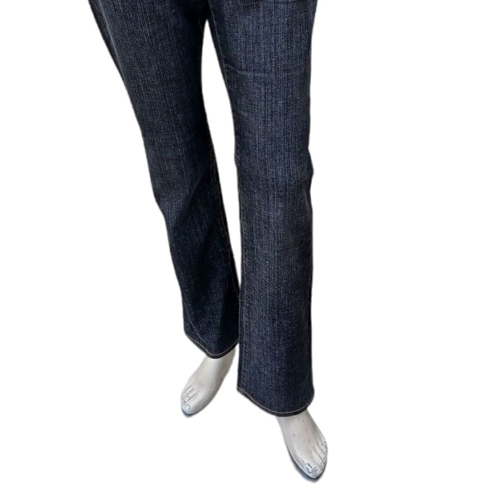 448910...Gap Black Bootcut Jeans Size 4XL, 8" Rise 30" Inseam