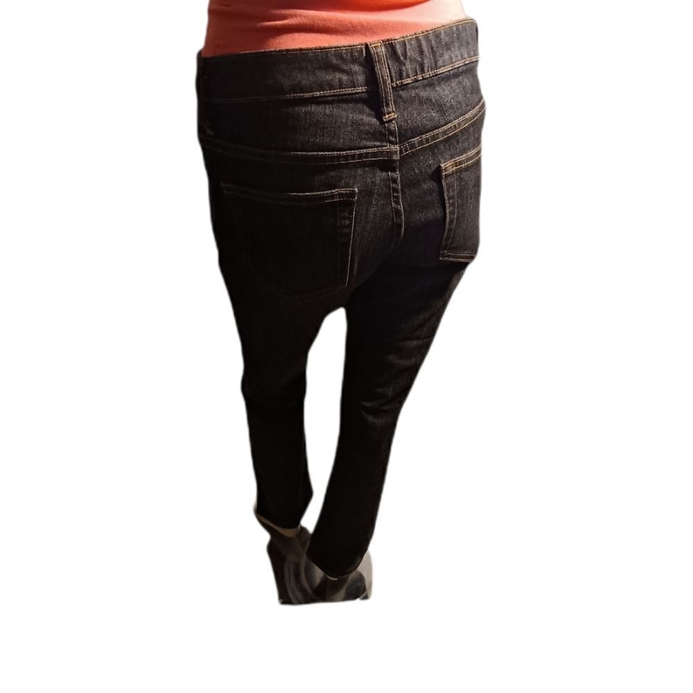 448910...Gap Black Bootcut Jeans Size 4XL, 8" Rise 30" Inseam