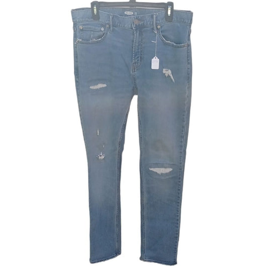 657632....Old Navy Men's Slim Straight leg Jeans Size 34X32, 10"Rise