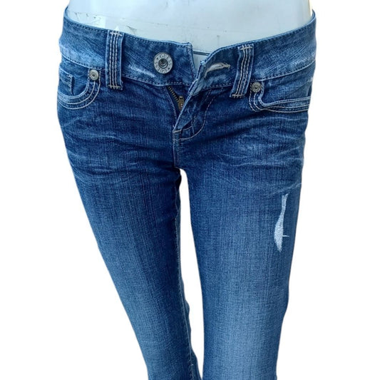 4179....Guess Jeans Daredevil Bootcut Size 26, 27"Inseam 6"Rise