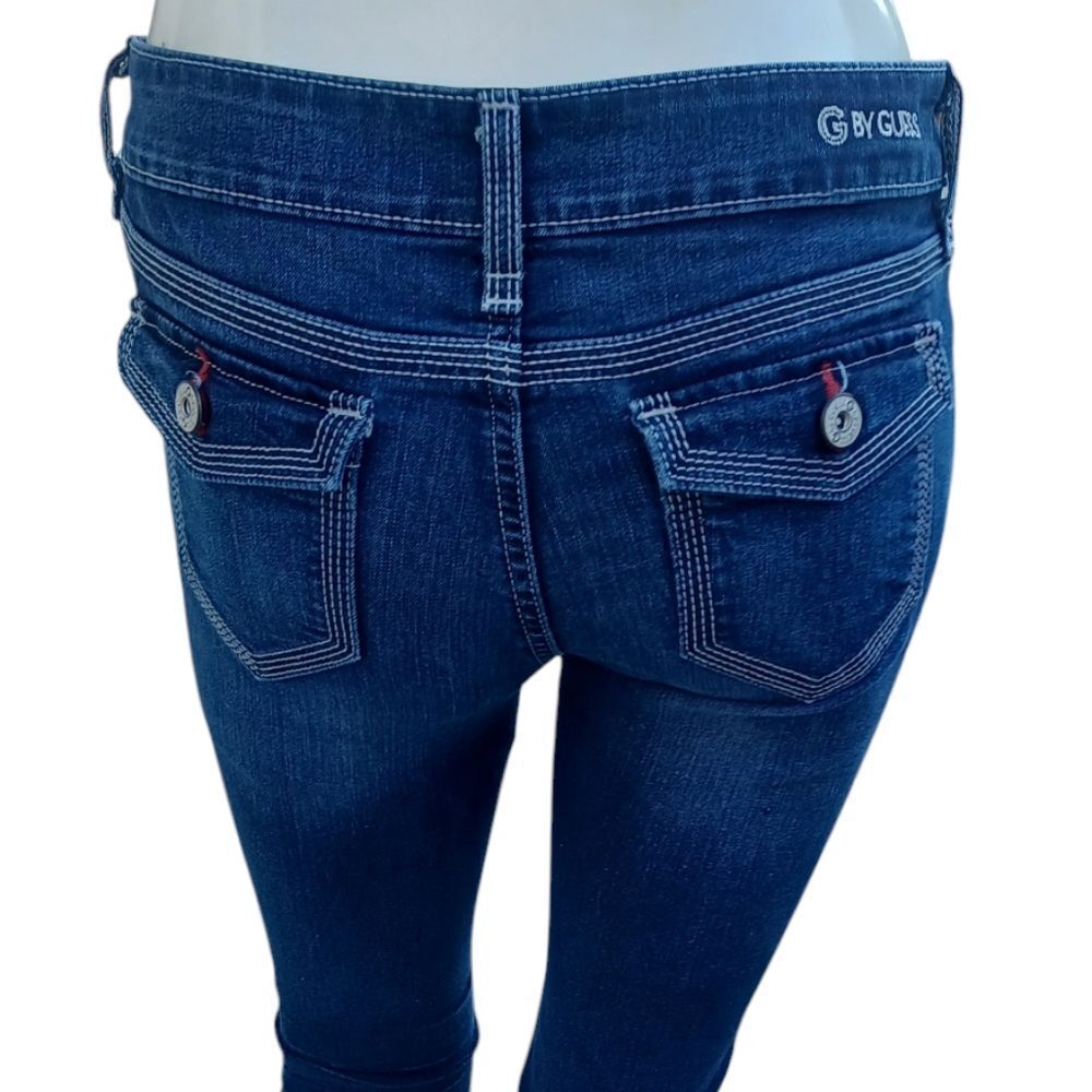 4180.....G by Guess Sophie Skinny Bootcut Jeans Size 27, 26"Inseam 6"Rise