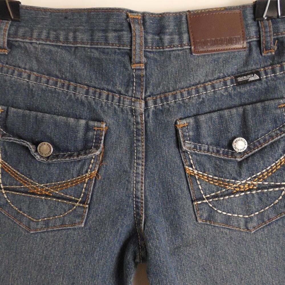 50893....RoadBlock Straight leg Jeans Kids Size 7