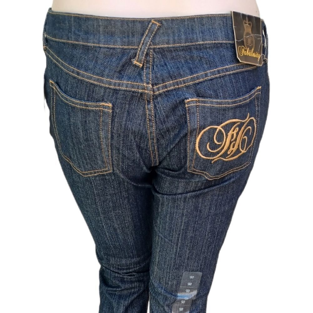 512122......Fabulosity Straight leg Jeans Size 15