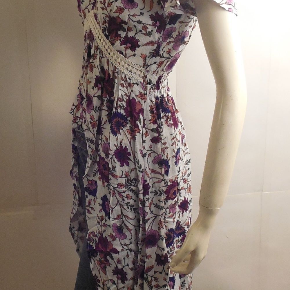 NWT -Floral Tunic Short Sleeve Top