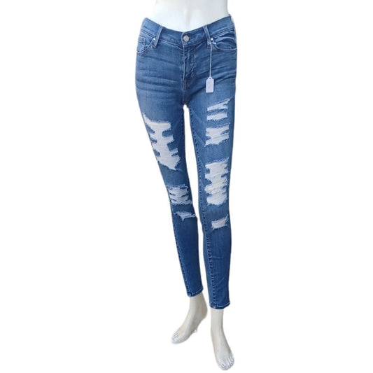 660341...Pacsun Low Rise Skinny Jeans Size 24, W25"  28"Inseam 8"Rise