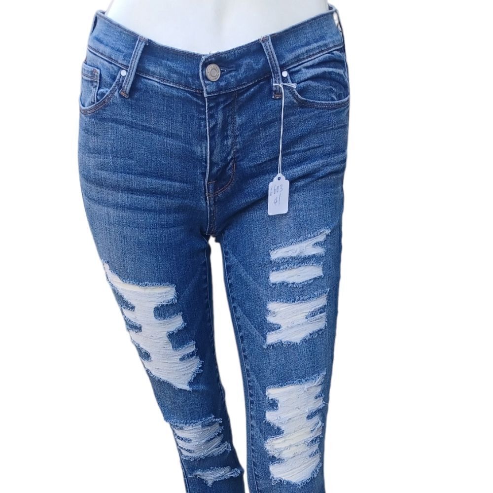 660341...Pacsun Low Rise Skinny Jeans Size 24, W25"  28"Inseam 8"Rise