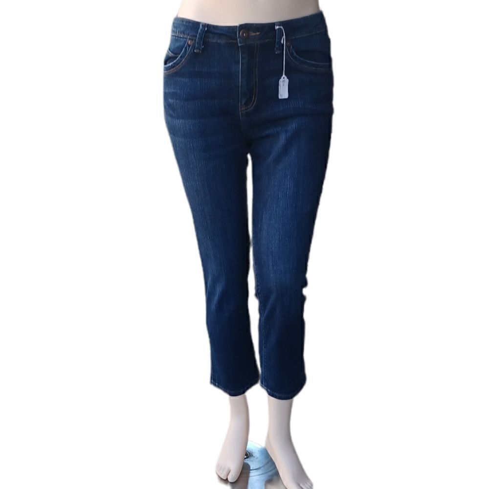 51743..St John's Bay Straight leg Jeans Size 14, W32" 24"Inseam 9 1/2"Rise