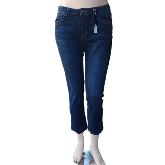 51743..St John's Bay Straight leg Jeans Size 14, W32" 24"Inseam 9 1/2"Rise